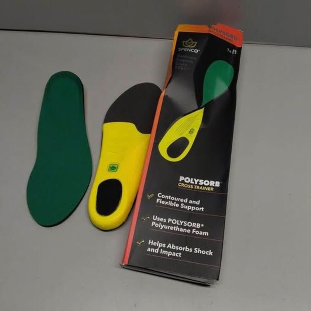 Spenco Polysorb Cross Trainer Insoles Women's 5-6.5